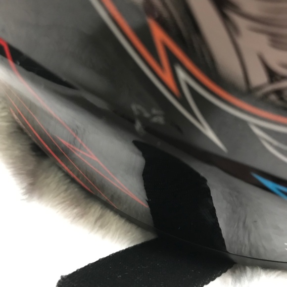 Senhill DOT Sebastian Tatan Mejia Motorcross Helmet Black Red Size Large - Picture 11 of 16